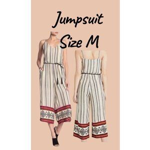 ✅3/$20 Sale Jessica Simpson Jumpsuit-Black, tan, garnet with pockets- Size Med